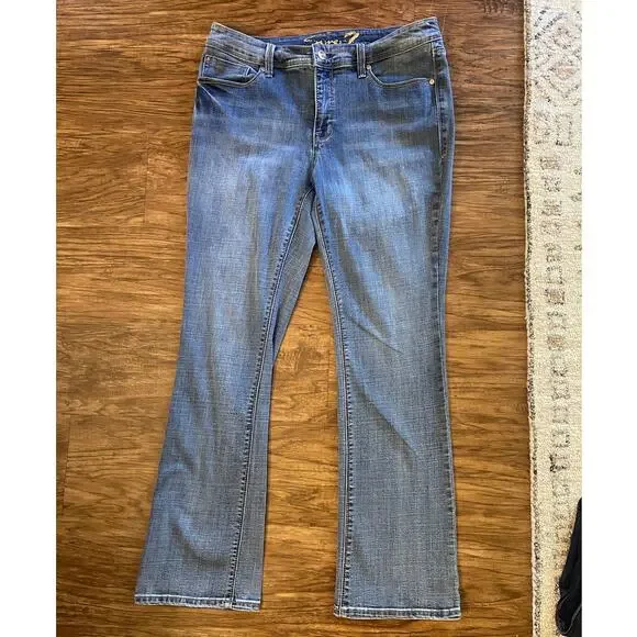 Anthropologie Jeans 14 Bootcut Mid Rise Stretch Denim Medium Wash EUC - Picture 2 of 8